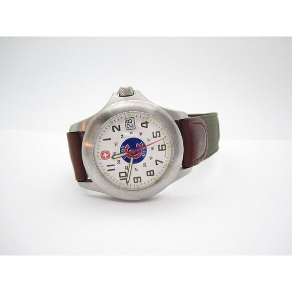 Men Wenger Swiss UCONN Alumni Quartz WR Analog 42mm Dial Date Round Watch(E708) - Picture 8 of 11